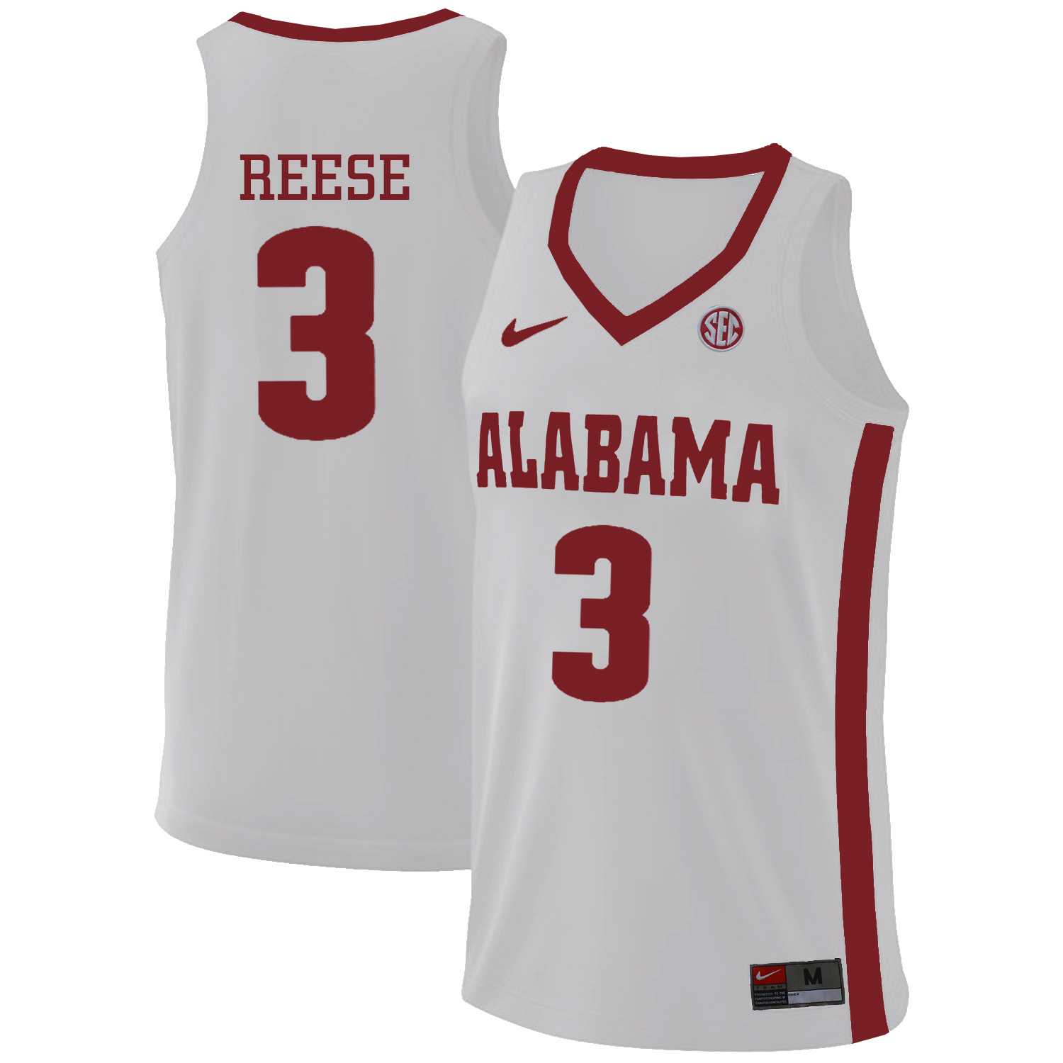 Alabama Crimson Tide #3 Alex Reese White College Basketball Jersey Dzhi,We sell and wholesale Alabama Crimson Tide #3 Alex Reese White College Basketball Jersey Dzhi on line form chian!